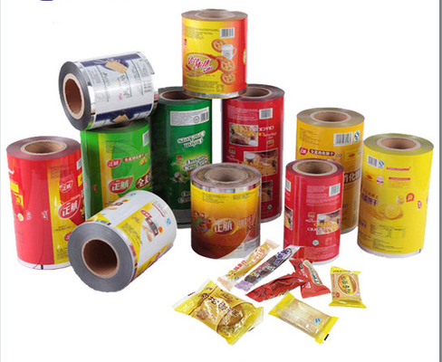 Instant Coffee Packaging In Plastic Roll Film , Aluminum Foil Or Metalized High barrier material