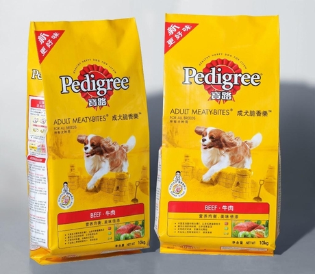10 colori hanno personalizzato la borsa d'imballaggio 5kg 15kg dell'alimento per animali domestici di stampa