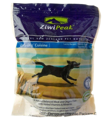 Alimento per animali domestici su misura che imballa, serratura dello zip/tipo Gusseted della guarnizione del quadrato del lato